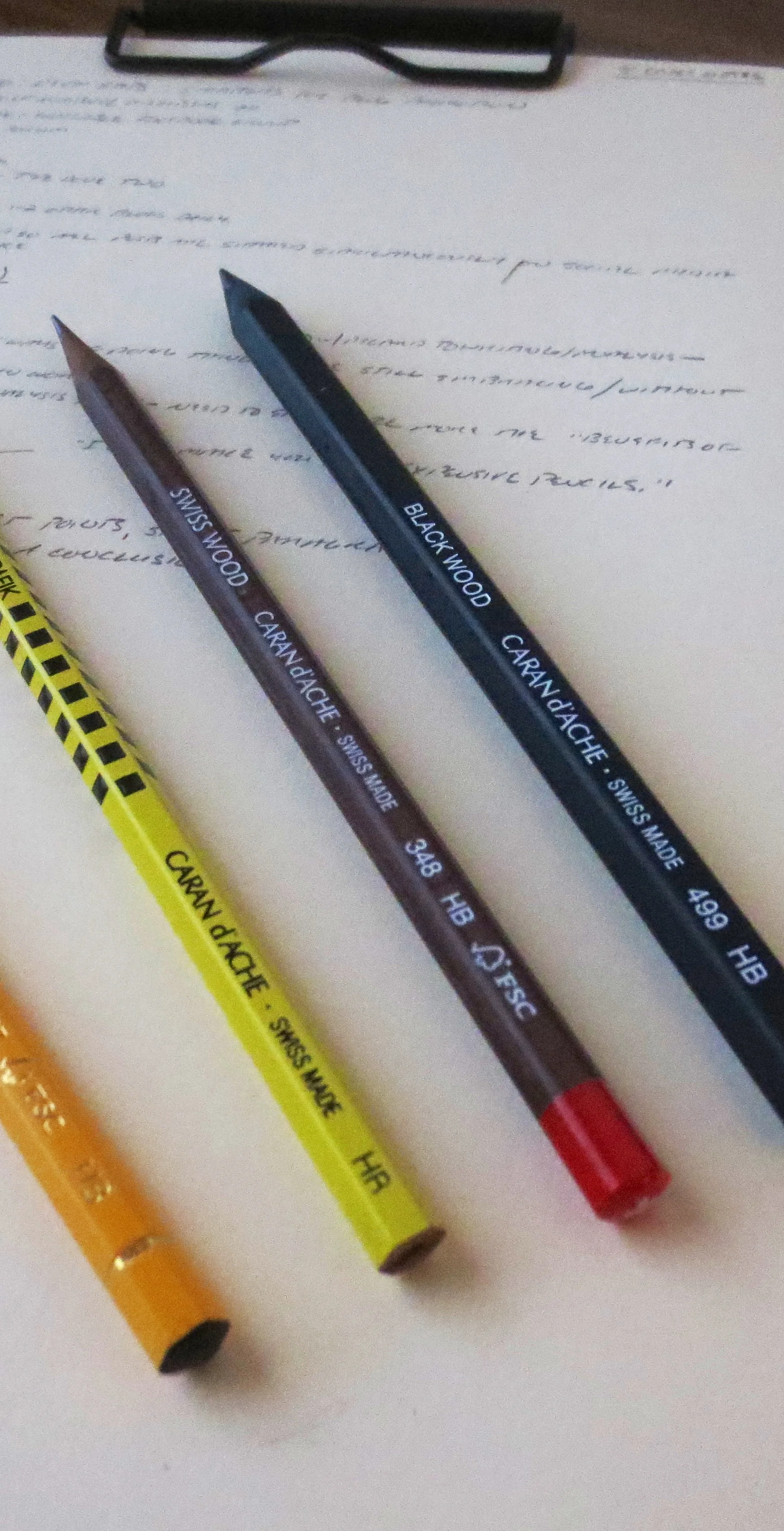 Pencil Revisited: The Caran d'Ache Swiss Wood — The Gentleman